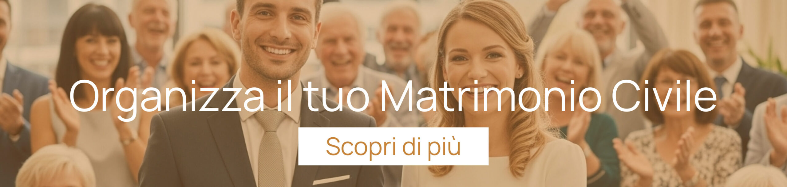 Organizza il tuo matrimonio civile banner
